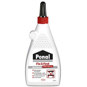 Ponal Fix & Fest Holzleim, 200 g colle à bois transparente à adhérence immédiate pour l'intérieur, colle sans solvant idéale pour les surfaces verticales - Publicité Ponal Fix & Fest Holzleim, 200 g colle à bois transparente à adhérence immédiate pour l'intérieur, colle sans solvant idéale pour les surfaces verticales - Publicité