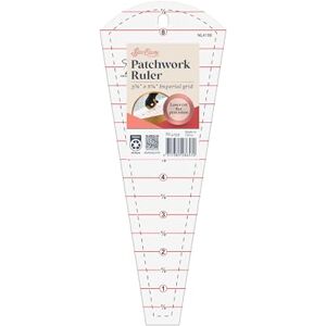 Sew Easy Dresden Pochoir de patchwork – Règle de patchwork 20,3 x 8,9 cm pour patchwork et patchwork, en acrylique transparent antidérapant - Publicité Sew Easy Dresden Pochoir de patchwork – Règle de patchwork 20,3 x 8,9 cm pour patchwork et patchwork, en acrylique transparent antidérapant - Publicité