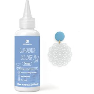 INNOVAYOU Argile polymère liquide 120ml, Argile liquide semi-transparente pour four à pâte polymère, Argile liquide très adaptée pour les décorations DIY, bijoux, jouets, articles ménagers - Publicité INNOVAYOU Argile polymère liquide 120ml, Argile liquide semi-transparente pour four à pâte polymère, Argile liquide très adaptée pour les décorations DIY, bijoux, jouets, articles ménagers - Publicité