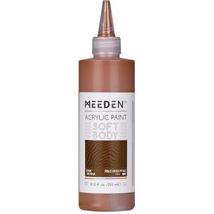 MEEDEN Peinture Acrylique Raw Sienna: 250ml/8.45oz Peinture Acrylique Pouring en Vrac dans un Flacon Compressible Peintures Liquide pour Adultes Artistes Canvas Art Painting - Publicité MEEDEN Peinture Acrylique Raw Sienna: 250ml/8.45oz Peinture Acrylique Pouring en Vrac dans un Flacon Compressible Peintures Liquide pour Adultes Artistes Canvas Art Painting - Publicité