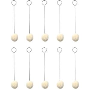 Diarypiece 10 Pcs Cuir Laine Boules Peinture Brosse Teinture Assistée En Cuir Dauber Outil En Cuir Teinture Brosse Éponge Pinceau Laine Daubers Boule - Publicité Diarypiece 10 Pcs Cuir Laine Boules Peinture Brosse Teinture Assistée En Cuir Dauber Outil En Cuir Teinture Brosse Éponge Pinceau Laine Daubers Boule - Publicité