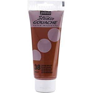 PEBEO Pébéo – Peinture Gouache 100ml – Tube de Peinture Gouache Qualité Fine – Idéal Travaux Étude – 1 Tube de 100 ml Sienne Brûlée - Publicité PEBEO Pébéo – Peinture Gouache 100ml – Tube de Peinture Gouache Qualité Fine – Idéal Travaux Étude – 1 Tube de 100 ml Sienne Brûlée - Publicité