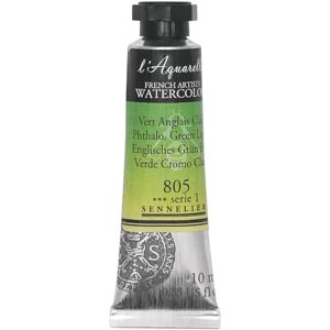 Sennelier L 'aquarell French aquarelle Demi Pan remplacements 10 ml Tube Phthalo Green Light - Publicité Sennelier L 'aquarell French aquarelle Demi Pan remplacements 10 ml Tube Phthalo Green Light - Publicité