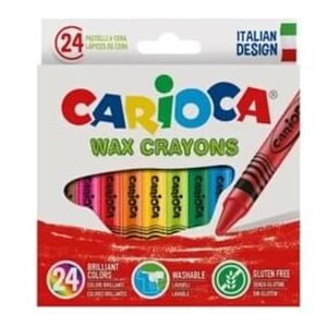 CARIOCA Lot de 2 boîtes à pastel gras, multicolores, 24 - Publicité CARIOCA Lot de 2 boîtes à pastel gras, multicolores, 24 - Publicité