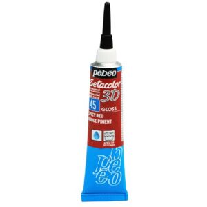 PEBEO Setacolor 3D Spicy Red Outliner – 20 ml - Publicité PEBEO Setacolor 3D Spicy Red Outliner – 20 ml - Publicité