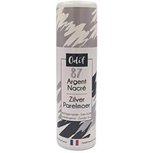 Odif Vernis Coloré Nacré en Spray Couleur Définitive Tous Supports pour Loisirs Créatifs Application Facile et Homogène Séchage Rapide Fabriqué en France Spray 125 ml, Argent - Publicité Odif Vernis Coloré Nacré en Spray Couleur Définitive Tous Supports pour Loisirs Créatifs Application Facile et Homogène Séchage Rapide Fabriqué en France Spray 125 ml, Argent - Publicité