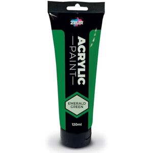 Zieler Peinture acrylique vert émeraude Tube facile à presser de 120 ml - Publicité Zieler Peinture acrylique vert émeraude Tube facile à presser de 120 ml - Publicité