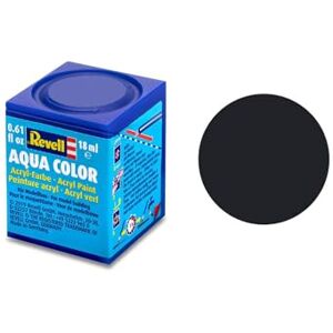 Revell 36108 Peinture pour Maquette Aqua Noir Mat - Publicité Revell 36108 Peinture pour Maquette Aqua Noir Mat - Publicité