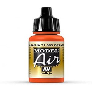 Vallejo Model Air Flacon de peinture acrylique 17 ml Orange - Publicité Vallejo Model Air Flacon de peinture acrylique 17 ml Orange - Publicité