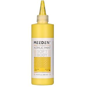 MEEDEN Peinture Acrylique Jaune Pale: 250ml/8.45oz Peinture Acrylique Pouring en Vrac dans un Flacon Compressible Peintures Liquide pour Adultes Artistes Canvas Art Painting - Publicité MEEDEN Peinture Acrylique Jaune Pale: 250ml/8.45oz Peinture Acrylique Pouring en Vrac dans un Flacon Compressible Peintures Liquide pour Adultes Artistes Canvas Art Painting - Publicité