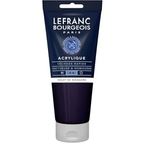 Lefranc Bourgeois Acrylique Fine Tube 200ml Dioxazine Violet - Publicité Lefranc Bourgeois Acrylique Fine Tube 200ml Dioxazine Violet - Publicité
