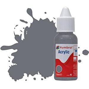 Humbrol - DB0145 - Gris moyen - Acrylique mat - Peinture - Publicité Humbrol - DB0145 - Gris moyen - Acrylique mat - Peinture - Publicité
