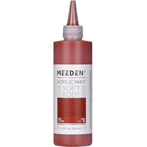 MEEDEN Peinture Acrylique Rouge Ocre: 250ml/8.45oz Peinture Acrylique Pouring en Vrac dans un Flacon Compressible Peintures Liquide pour Adultes Artistes Canvas Art Painting - Publicité MEEDEN Peinture Acrylique Rouge Ocre: 250ml/8.45oz Peinture Acrylique Pouring en Vrac dans un Flacon Compressible Peintures Liquide pour Adultes Artistes Canvas Art Painting - Publicité