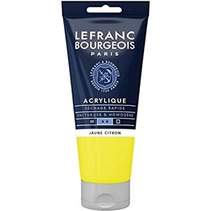 Lefranc Bourgeois Acrylique Fine Tube 80ml Jaune Citron - Publicité Lefranc Bourgeois Acrylique Fine Tube 80ml Jaune Citron - Publicité