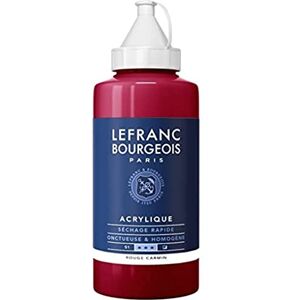 Lefranc Bourgeois Acrylique Fine Bouteille 750ml Rouge Carmin - Publicité Lefranc Bourgeois Acrylique Fine Bouteille 750ml Rouge Carmin - Publicité