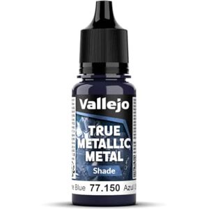 Vallejo Peinture Métallique True Metallic Ultramarine Blue 18 ml, Idéale pour Dégradés et Mélanges, Finition Brillante, Application au Pinceau, Parfaite pour Modélisme et Loisirs Créatifs - Publicité Vallejo Peinture Métallique True Metallic Ultramarine Blue 18 ml, Idéale pour Dégradés et Mélanges, Finition Brillante, Application au Pinceau, Parfaite pour Modélisme et Loisirs Créatifs - Publicité