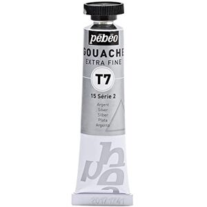 PEBEO Pébéo Peinture Gouache 1 Tube de 20 ml Argent 121-015 - Publicité PEBEO Pébéo Peinture Gouache 1 Tube de 20 ml Argent 121-015 - Publicité
