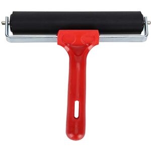 Sora Rouleau de brayer en caoutchouc, rouleau de peinture diamant, pressage rapide et lisse pour outils d'estampage, albums de coupures, impressions de peintures, bâtons d'encre,(15cm) - Publicité Sora Rouleau de brayer en caoutchouc, rouleau de peinture diamant, pressage rapide et lisse pour outils d'estampage, albums de coupures, impressions de peintures, bâtons d'encre,(15cm) - Publicité