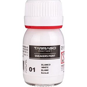 Tarrago Sneakers Paint 25 ml Couleurs De Base Teinture pour Sneakers et Chaussures en Cuir Peinture Pour Le Cuir ((01) Blanc, 25 ml) - Publicité Tarrago Sneakers Paint 25 ml Couleurs De Base Teinture pour Sneakers et Chaussures en Cuir Peinture Pour Le Cuir ((01) Blanc, 25 ml) - Publicité
