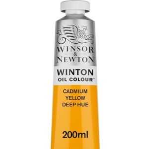 Winsor & Newton Winton Huile 200ml 115 Jaune De Cadmium Fonce Imitation - Publicité Winsor & Newton Winton Huile 200ml 115 Jaune De Cadmium Fonce Imitation - Publicité