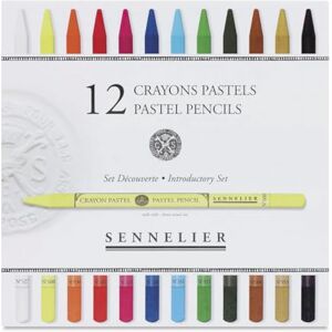 Sennelier Coffret 12 Crayons Pastel Sans Bois + 12 Emplacements Vides – Haute Pigmentation – Dessin, Esquisse & Détails – Pastels Secs Demi-Durs – Beaux-Arts Professionnels - Publicité Sennelier Coffret 12 Crayons Pastel Sans Bois + 12 Emplacements Vides – Haute Pigmentation – Dessin, Esquisse & Détails – Pastels Secs Demi-Durs – Beaux-Arts Professionnels - Publicité