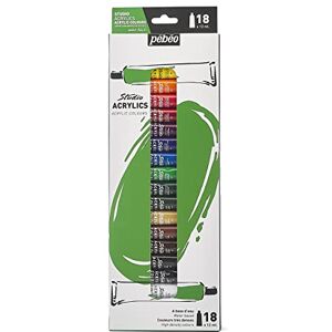 PEBEO High Viscosity Studio Acrylics Nouvel ensemble de 18 couleurs dans des tubes de 12 ML - Publicité PEBEO High Viscosity Studio Acrylics Nouvel ensemble de 18 couleurs dans des tubes de 12 ML - Publicité