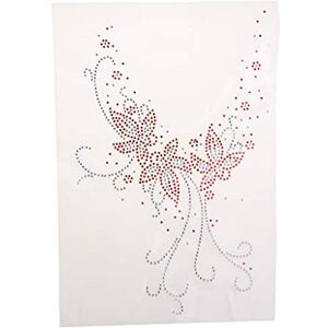 Wdfnexalai Patch thermocollant à motif floral en strass pour vêtements, type 3 - Publicité Wdfnexalai Patch thermocollant à motif floral en strass pour vêtements, type 3 - Publicité