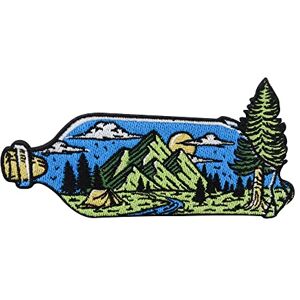 Finally Home Broken Landscape Écusson thermocollant Motif montagne, arbre, forêt - Publicité Finally Home Broken Landscape Écusson thermocollant Motif montagne, arbre, forêt - Publicité