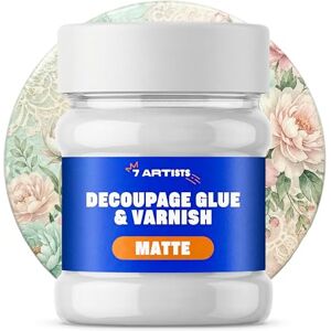 7 Artists Vernis Colle Transparent Découpage Mat 230 ml – Vernis Colle pour Serviette en Papier, Papier Decoupage Vitrificateur pour Découpage Bois, Verre, Céramique, Loisirs Créatifs - Publicité 7 Artists Vernis Colle Transparent Découpage Mat 230 ml – Vernis Colle pour Serviette en Papier, Papier Decoupage Vitrificateur pour Découpage Bois, Verre, Céramique, Loisirs Créatifs - Publicité
