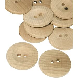 AERZETIX C56491 Lot de 10 Boutons ronds en bois vernis Ø25x5 mm à 2 trous 40L L40 couleur naturel diamètre de l'ouverture 2.5 mm mercerie couture vêtements artisanat mode décoration - Publicité AERZETIX C56491 Lot de 10 Boutons ronds en bois vernis Ø25x5 mm à 2 trous 40L L40 couleur naturel diamètre de l'ouverture 2.5 mm mercerie couture vêtements artisanat mode décoration - Publicité