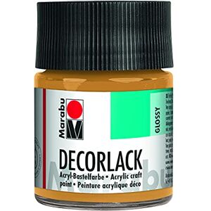 Marabu 11300005784 – Vernis décoratif acrylique métallisé doré 784, 50 ml, vernis acrylique brillant à base d'eau, résistant aux intempéries, à la salive, pour la peinture, le pochoir et la technique - Publicité Marabu 11300005784 – Vernis décoratif acrylique métallisé doré 784, 50 ml, vernis acrylique brillant à base d'eau, résistant aux intempéries, à la salive, pour la peinture, le pochoir et la technique - Publicité