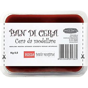 PROCHIMA cm888g500 Pan de cire, rouge, pâte souple, 500 gr - Publicité PROCHIMA cm888g500 Pan de cire, rouge, pâte souple, 500 gr - Publicité