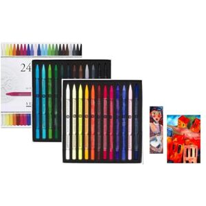 Sennelier 24 Crayons Pastel Secs Extra Fins et 1 Carte - Publicité Sennelier 24 Crayons Pastel Secs Extra Fins et 1 Carte - Publicité
