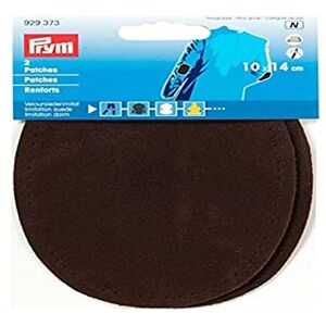 Prym 14 x 10 cm LOT DE 2 patchs en imitation daim pour repasser/sewing-on, marron foncé - Publicité