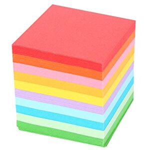 Bilinli 520 pièces papier origami, 10 couleurs carrées recto verso, feuilles d'artisanat de grue 5x5 cm - Publicité Bilinli 520 pièces papier origami, 10 couleurs carrées recto verso, feuilles d'artisanat de grue 5x5 cm - Publicité
