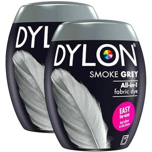 Dylon Lot de 2 capsules de teinture pour tissu Gris fumé 350 g - Publicité Dylon Lot de 2 capsules de teinture pour tissu Gris fumé 350 g - Publicité