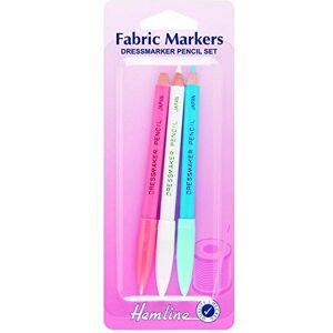 Hemline H294 facile à Off/Laver Crayons marqueurs à tissu de couturière Lot de 3 - Publicité Hemline H294 facile à Off/Laver Crayons marqueurs à tissu de couturière Lot de 3 - Publicité