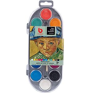 BRUYNZEEL Van Gogh Museum Kit aquarelle 12 pièces avec pinceau - Publicité BRUYNZEEL Van Gogh Museum Kit aquarelle 12 pièces avec pinceau - Publicité