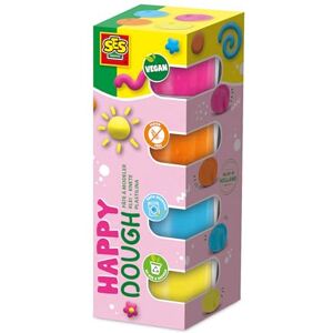 Creative 00512 Pâte à modeler Feel good Happy Vegan et sans gluten Pâte à modeler joyeuse (4x90gr), Rose - Publicité Creative 00512 Pâte à modeler Feel good Happy Vegan et sans gluten Pâte à modeler joyeuse (4x90gr), Rose - Publicité