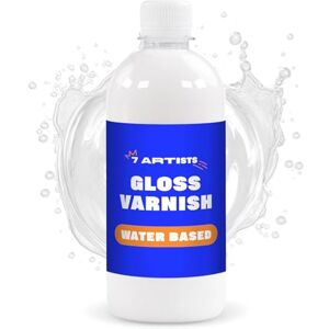 7 Artists Vernis Acrylique Brillant 500 ml – Transparent Gloss Varnish pour Surfaces Peintes à l’Acryl Verni Incolore pour Toile, Argile, Bois, Galet Vernis Peinture Acrylique pour Loisir Creatif - Publicité 7 Artists Vernis Acrylique Brillant 500 ml – Transparent Gloss Varnish pour Surfaces Peintes à l’Acryl Verni Incolore pour Toile, Argile, Bois, Galet Vernis Peinture Acrylique pour Loisir Creatif - Publicité
