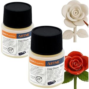 Artme Vernis pour Argile – 60ml x2 Finition Brillante pour Argile Auto-durcissante et Poterie – Couche de Protection Transparente - Publicité Artme Vernis pour Argile – 60ml x2 Finition Brillante pour Argile Auto-durcissante et Poterie – Couche de Protection Transparente - Publicité