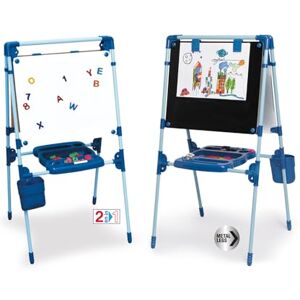 Chicos Tableau Enfant 2 en 1 avec Chevalet Magnétique et Ardoise Tableau Enfants 3 Ans Tableau sur Pied Enfant avec Lettres et Chiffres Accessoires (52112) - Publicité Chicos Tableau Enfant 2 en 1 avec Chevalet Magnétique et Ardoise Tableau Enfants 3 Ans Tableau sur Pied Enfant avec Lettres et Chiffres Accessoires (52112) - Publicité