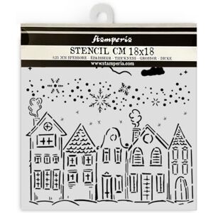Stamperia Pochoirs épais pour scrapbooking, albums et bullet journaux, Noël classique, matériau flexible, facile à nettoyer, parfait pour l'artisanat et les cadeaux (All You Need for Christmas, - Publicité Stamperia Pochoirs épais pour scrapbooking, albums et bullet journaux, Noël classique, matériau flexible, facile à nettoyer, parfait pour l'artisanat et les cadeaux (All You Need for Christmas, - Publicité