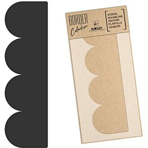 Nakleo Pochoir de Bordure pour Peinture Murale 45x95cm, Grand Format Modèle en Plastique, Réutilisable, Collerette Demi-Cercle Volants, DIY Bricolage Artisanat Décoration a Peindre, Tissu Mueble Bois - Publicité Nakleo Pochoir de Bordure pour Peinture Murale 45x95cm, Grand Format Modèle en Plastique, Réutilisable, Collerette Demi-Cercle Volants, DIY Bricolage Artisanat Décoration a Peindre, Tissu Mueble Bois - Publicité