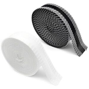 HMCEY 2 Pièces Colle Ourlet Pantalon 10 M,Ourlet Facile Sans Couture,Bande Ourlet Thermocollante,Ruban Autocollante Ourlets de Vetement,Bande Thermocollante Rideau pour Tissus,Jean(Blanc+Noir) - Publicité HMCEY 2 Pièces Colle Ourlet Pantalon 10 M,Ourlet Facile Sans Couture,Bande Ourlet Thermocollante,Ruban Autocollante Ourlets de Vetement,Bande Thermocollante Rideau pour Tissus,Jean(Blanc+Noir) - Publicité