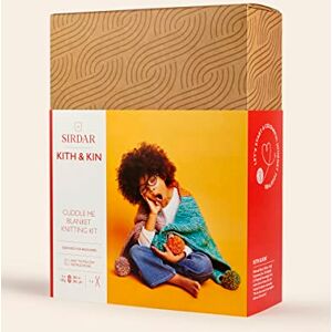 Kit de tricot pour couverture câline Kith & Kin Sirdar - Débutants - Publicité Kit de tricot pour couverture câline Kith & Kin Sirdar - Débutants - Publicité
