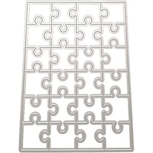 SHUIXIN Cutting Dies Stencil, Puzzle Metal Cutting Dies Pochoir DIY Scrapbooking Album Paper Card Template Mold Embossing Decoration - Publicité SHUIXIN Cutting Dies Stencil, Puzzle Metal Cutting Dies Pochoir DIY Scrapbooking Album Paper Card Template Mold Embossing Decoration - Publicité