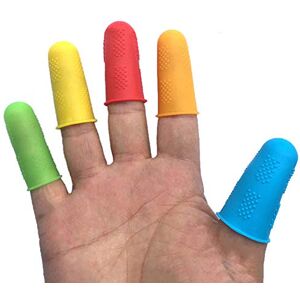 U/K Lot de 5 protège-doigts en silicone pour colle, couture, cire, colophane, résine, miel, colles, scrapbooking Économiques et durables - Publicité U/K Lot de 5 protège-doigts en silicone pour colle, couture, cire, colophane, résine, miel, colles, scrapbooking Économiques et durables - Publicité