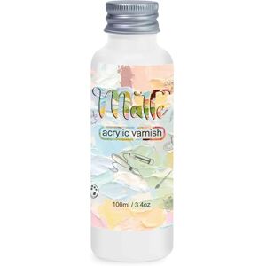 EIGTWEN Vernis Peinture Acrylique, 100ml Vernis Acrylique Préserve les Peintures du Jaunissement, des Craquelures et de la Poussière, Maintient la Couleur Permanente(Mat) - Publicité EIGTWEN Vernis Peinture Acrylique, 100ml Vernis Acrylique Préserve les Peintures du Jaunissement, des Craquelures et de la Poussière, Maintient la Couleur Permanente(Mat) - Publicité