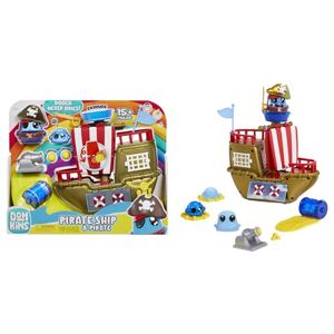MGA Entertainment DohKins Pirate Ship Playset & Pirate La pâte ne sèche jamais, Pas de Gluten, Convient aux collectionneurs et aux Enfants de Plus de 3 Ans - Publicité MGA Entertainment DohKins Pirate Ship Playset & Pirate La pâte ne sèche jamais, Pas de Gluten, Convient aux collectionneurs et aux Enfants de Plus de 3 Ans - Publicité